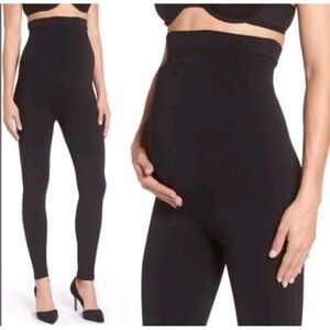 Assets Spanx Marvelous Mama Maternity Shaping Leggings Black Women's Size M
